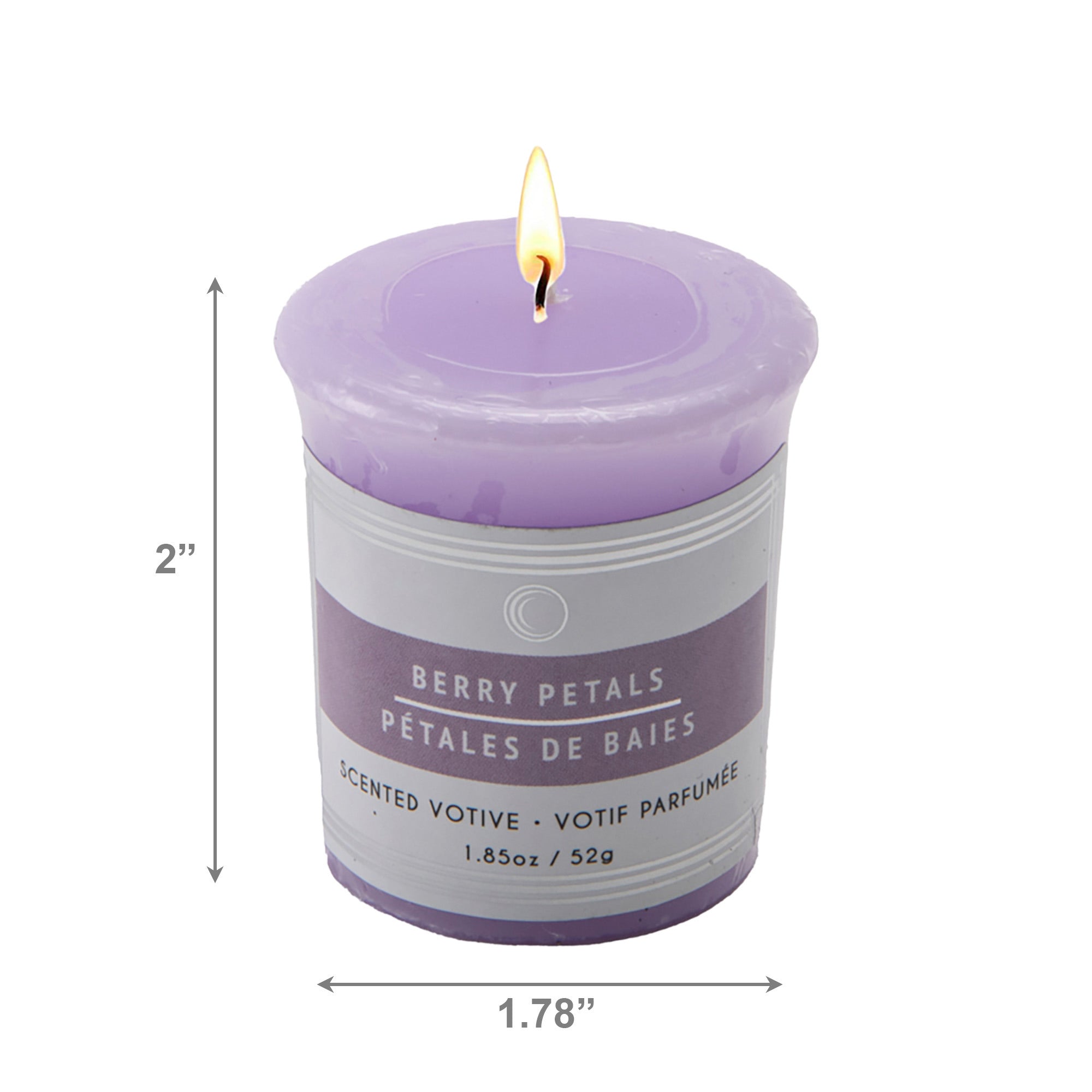 Berry Petals Mushroom Votive Candles, Set of 12, Home Fragrance, Aromatherapy
