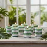 Tropical Rain Mushroom Votive Candles, Set of 12, Home Fragrance, Aromatherapy