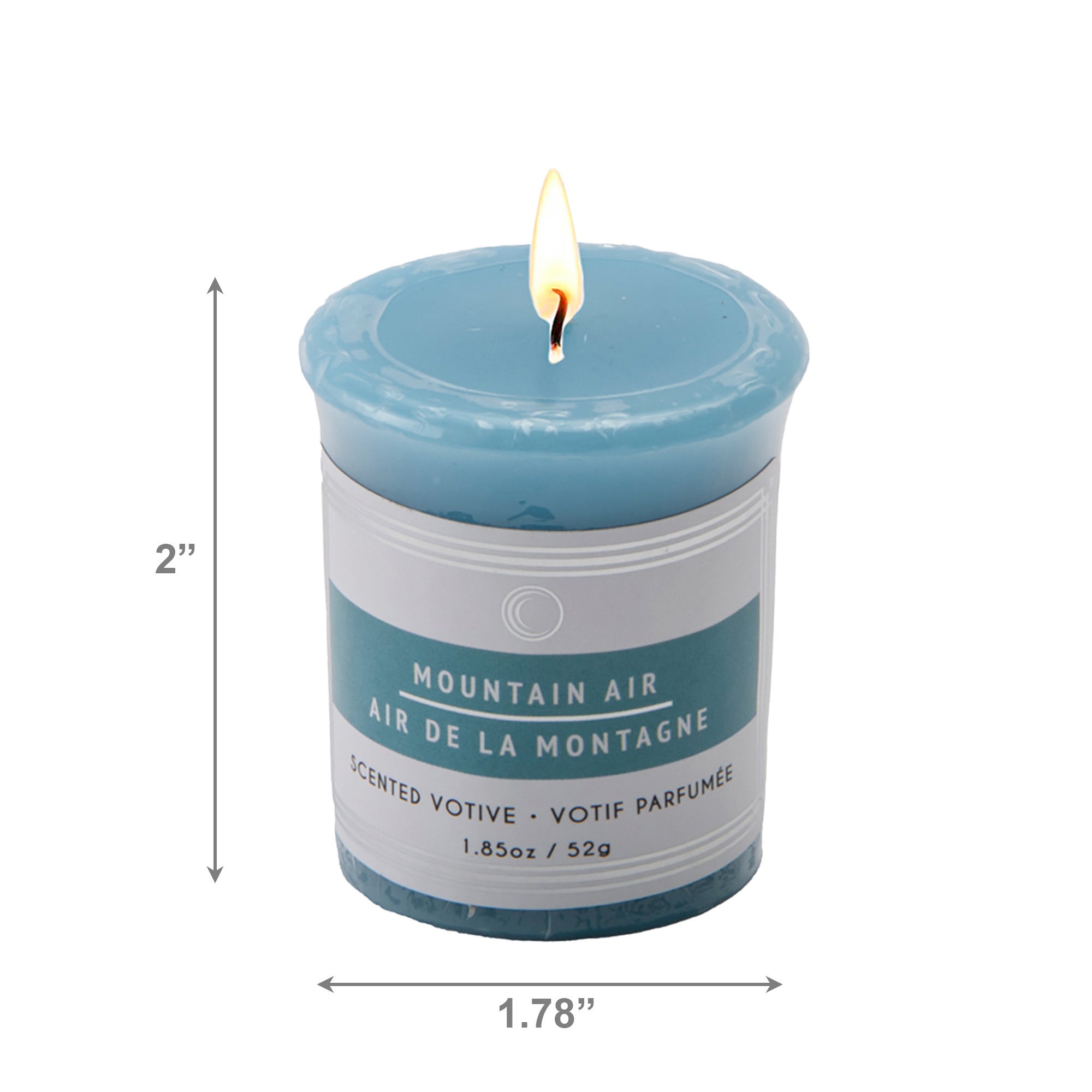 Mountain Air Mushroom Votive Candles, Set of 12, Home Fragrance, Aromatherapy