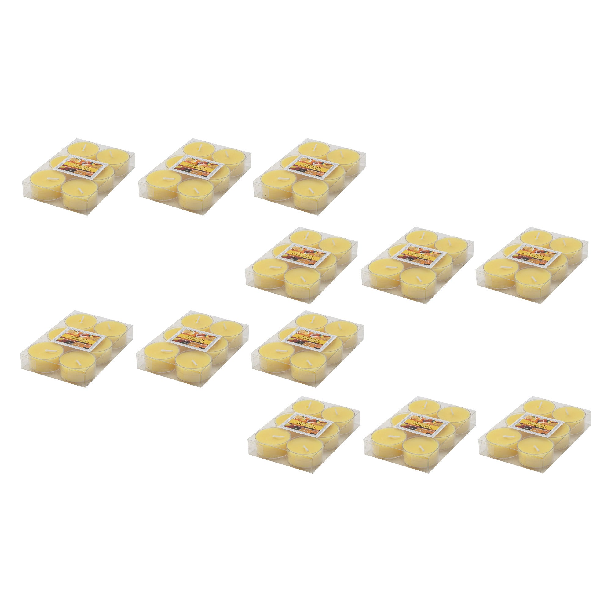 Citrus Nectar Scented Tealights, Set of 12, Home Fragrance, Aromatherapy