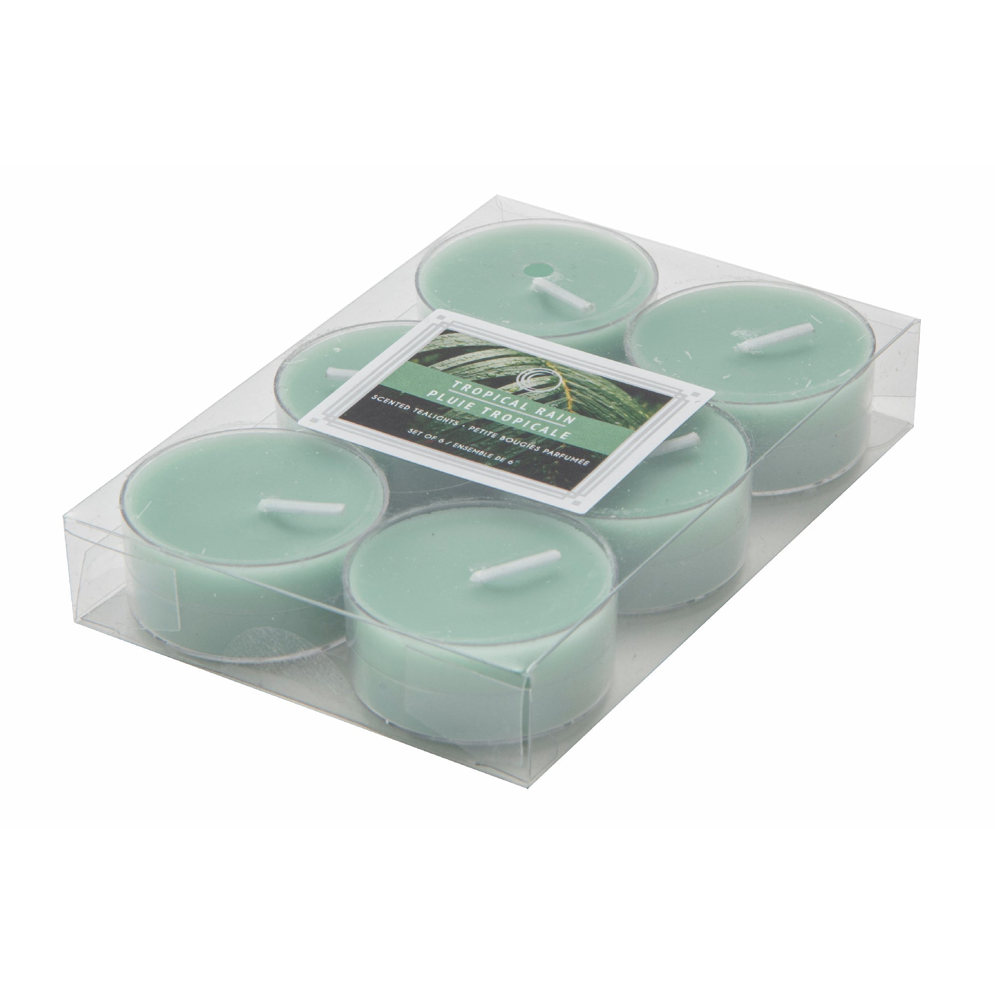 Tropical Rain Scented Tealights, Set of 12, Home Fragrance, Aromatherapy