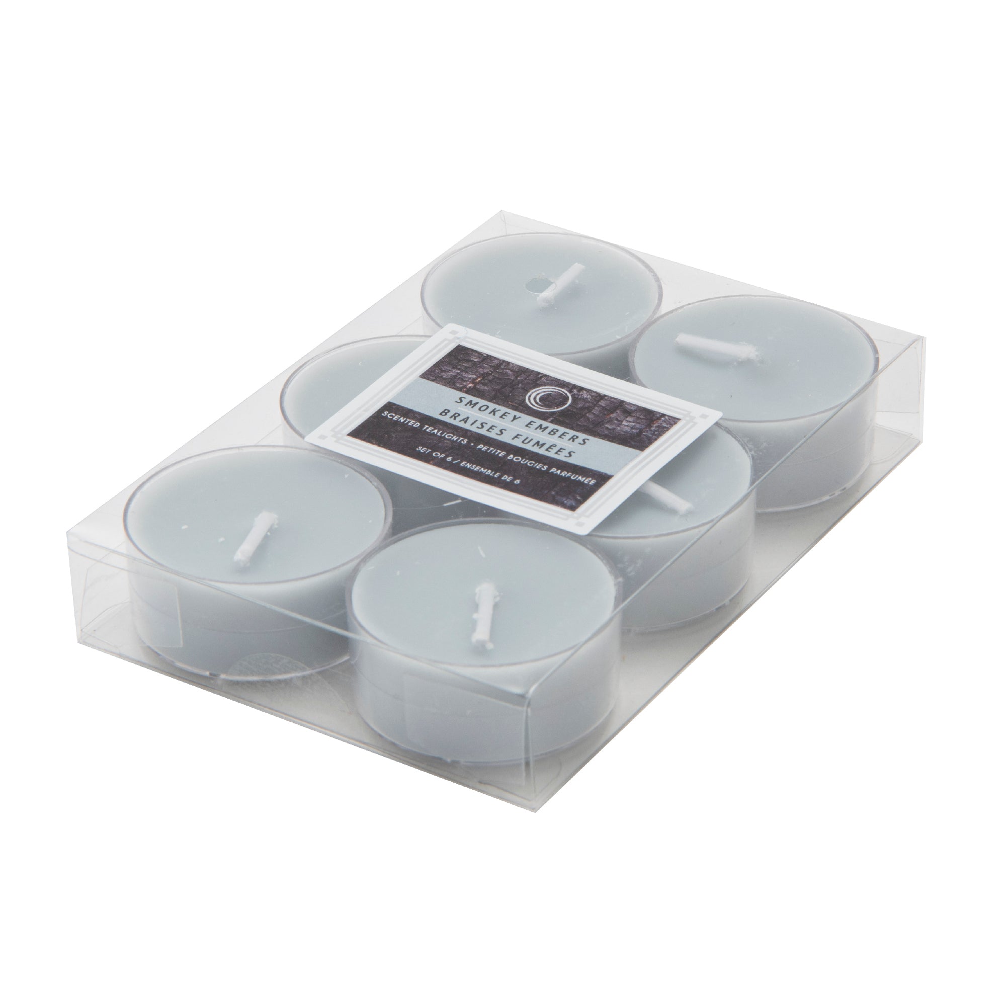 Smokey Embers Scented Tealights, Set of 12, Home Fragrance, Aromatherapy