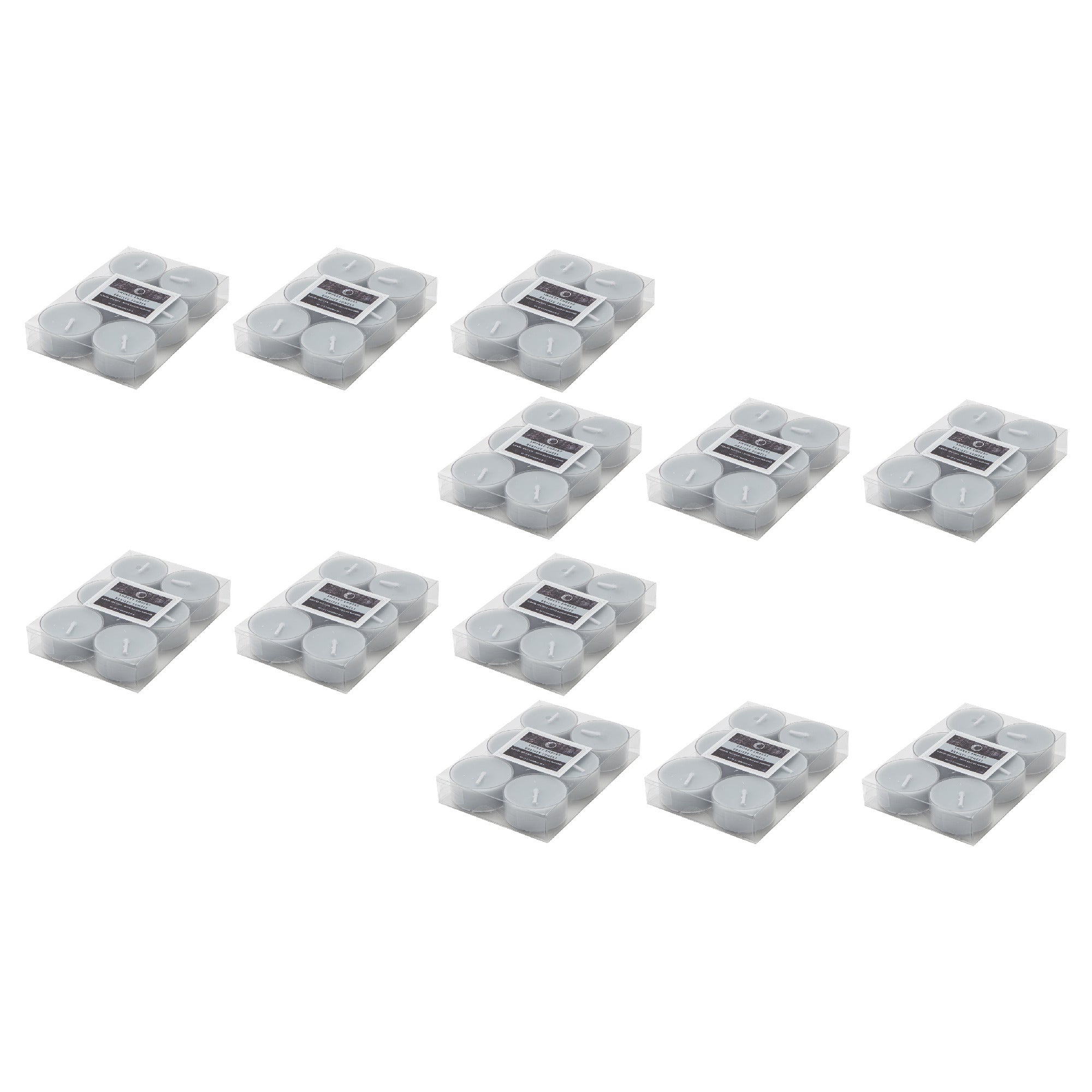 Smokey Embers Scented Tealights, Set of 12, Home Fragrance, Aromatherapy