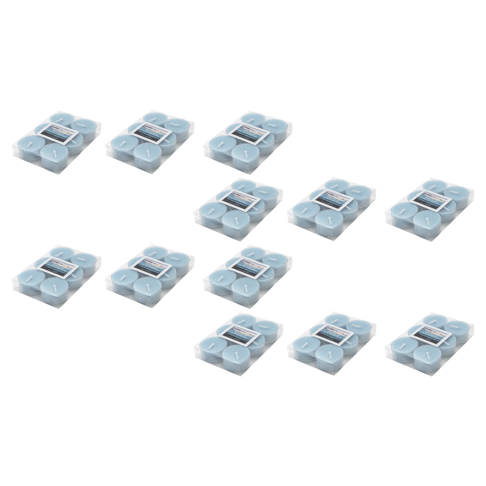 Mountain Air Scented Tealights, Set of 12, Home Fragrance, Aromatherapy