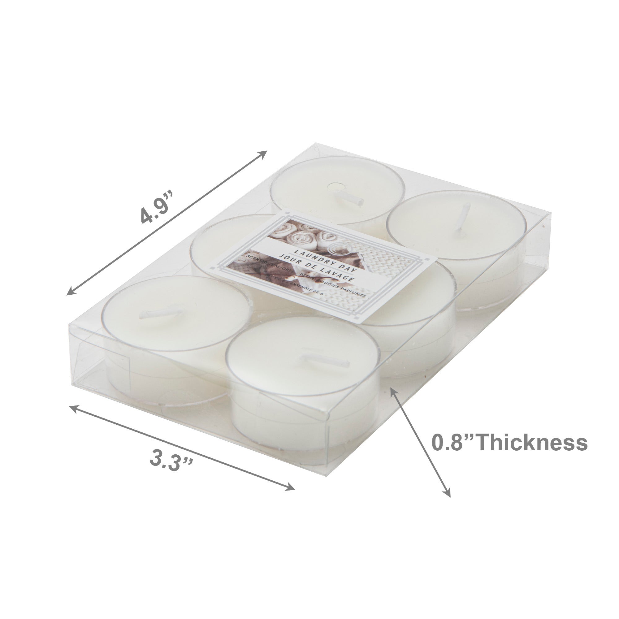 Laundry Day Scented Tealights, Set of 12, Home Fragrance, Aromatherapy