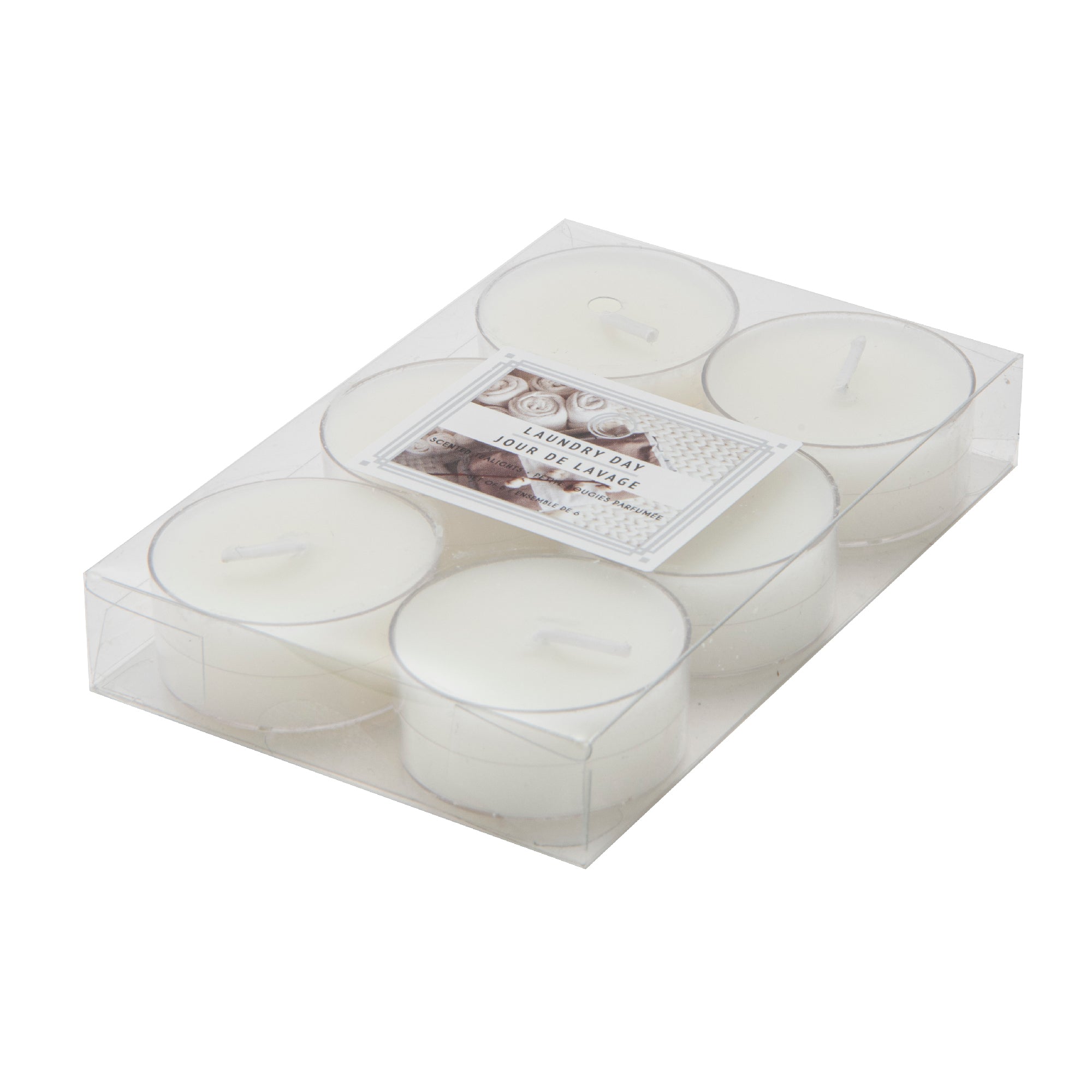 Laundry Day Scented Tealights, Set of 12, Home Fragrance, Aromatherapy