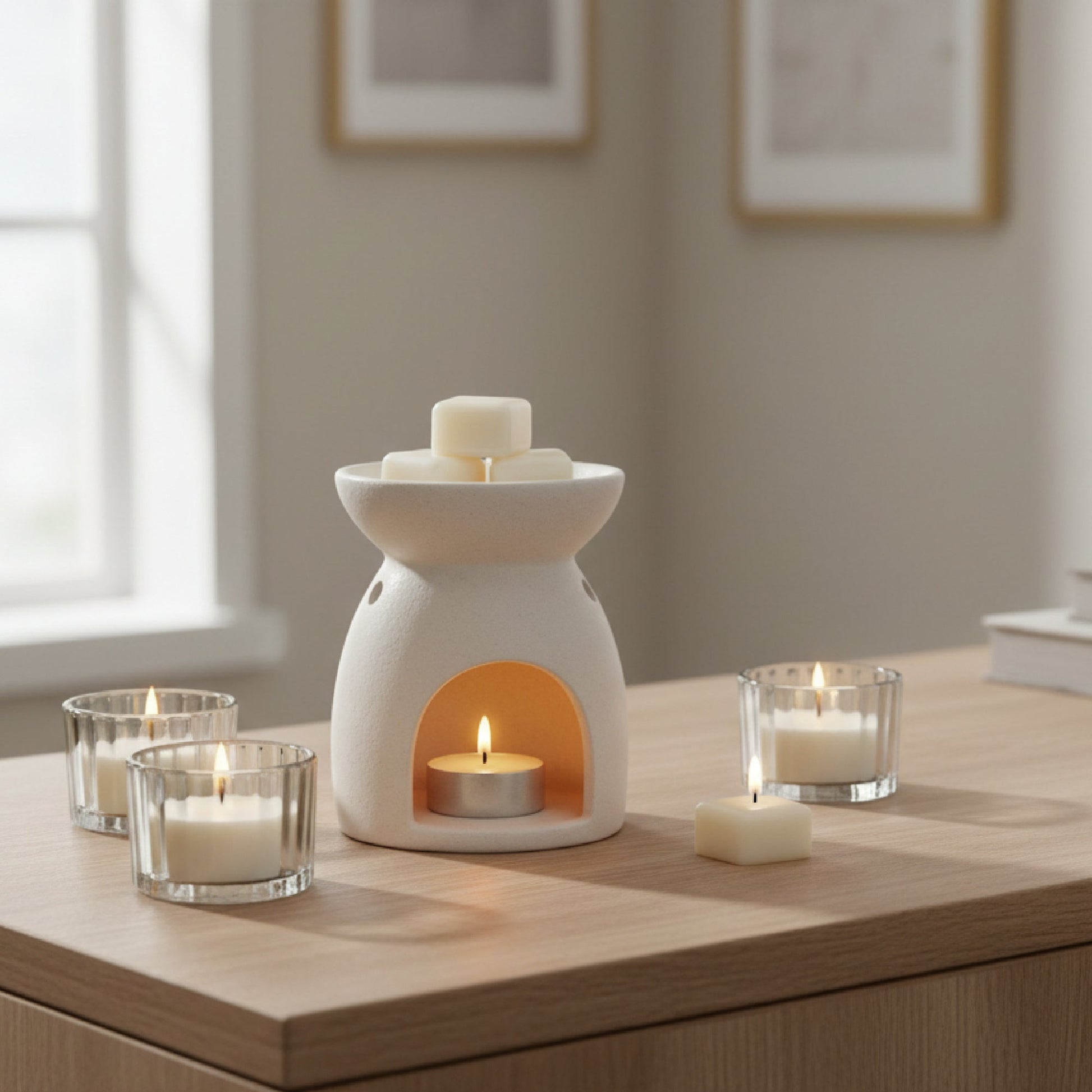 Sweet Vanilla Bliss Scented Wax Melts, Set of 12, Home Fragrance, Aromatherapy