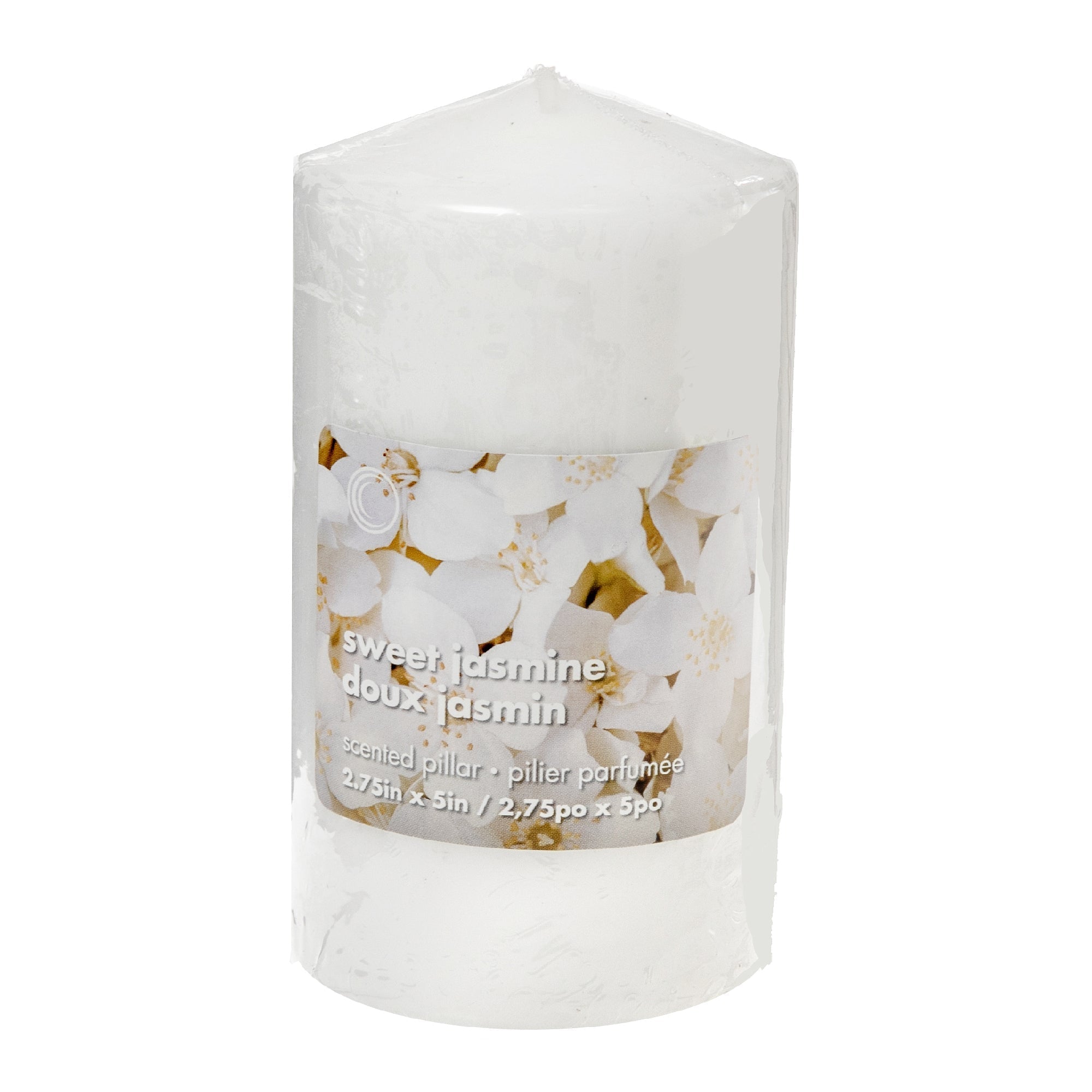 Scented Pillar Candle Sweet Jasmine 2.75x5 Inch Set Of 6, Decorative Candle, Home Accent