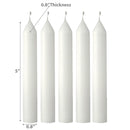 5 Pk Emergency Candles White - Set of 4