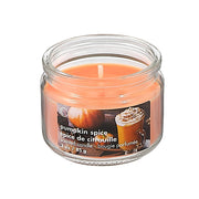 3oz Scented Glass Jar Candle with Lid – Pumpkin Spice, Set of 4