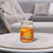 18oz Scented Glass Jar Candle with Lid – Autumn Harvest Moon Scent, Set of 2
