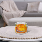 3oz Scented Glass Jar Candle with Lid – Autumn Harvest Moon Scent, Set of 4