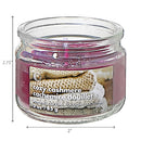 3 Oz Scented Glass Jar With Lid Cozy Cashmere - Set of 4