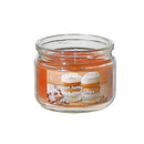 3 Oz Scented Glass Jar With Lid Hazelnut Latte - Set of 4