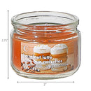 3 Oz Scented Glass Jar With Lid Hazelnut Latte - Set of 4