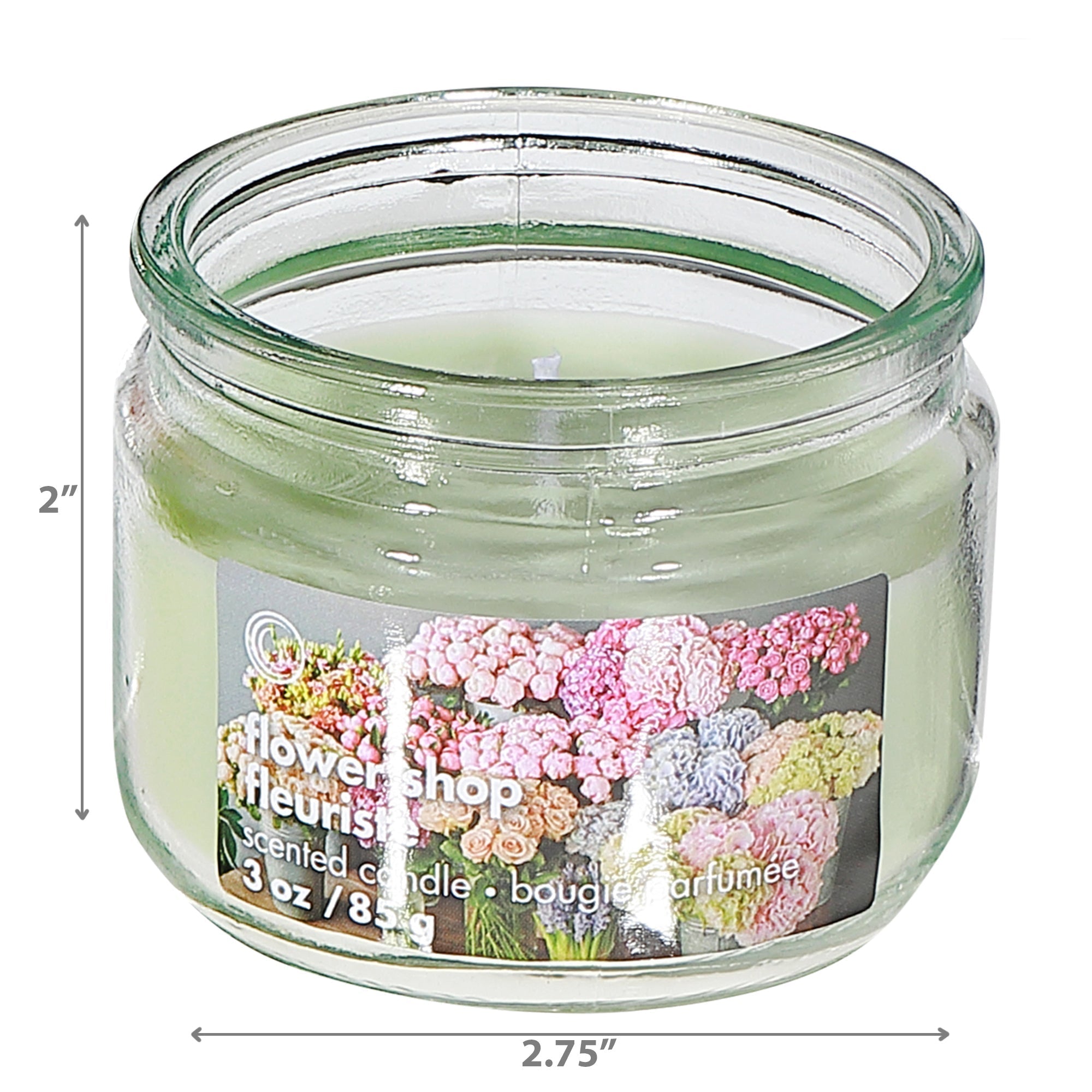 3 Oz Scented Glass Jar With Lid, 3 Oz Scented Glass Jar Candle With Lid, Small Home Fragrance