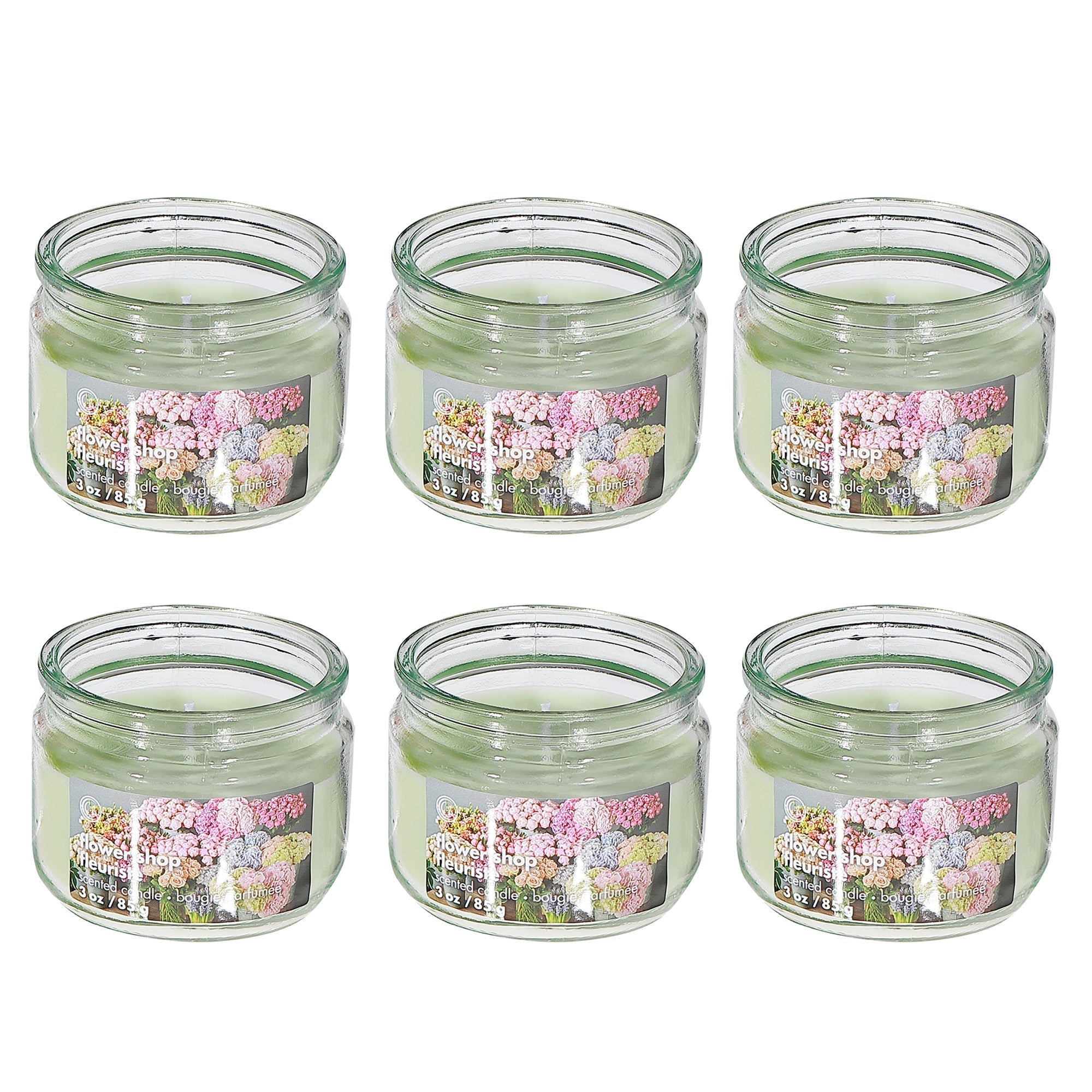 3 Oz Scented Glass Jar With Lid, 3 Oz Scented Glass Jar Candle With Lid, Small Home Fragrance