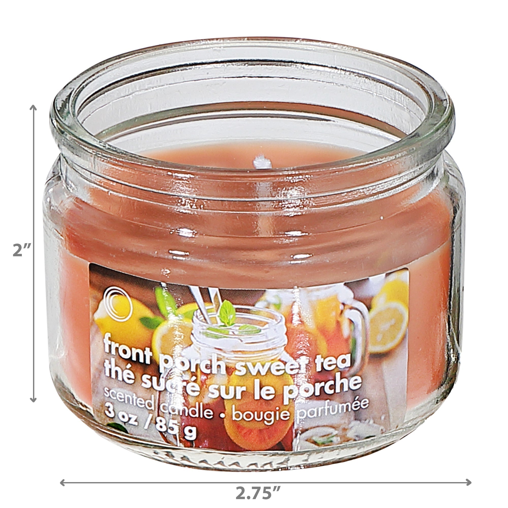 3 Oz Scented Glass Jar With Lid, 3 Oz Scented Glass Jar Candle With Lid, Small Home Fragrance