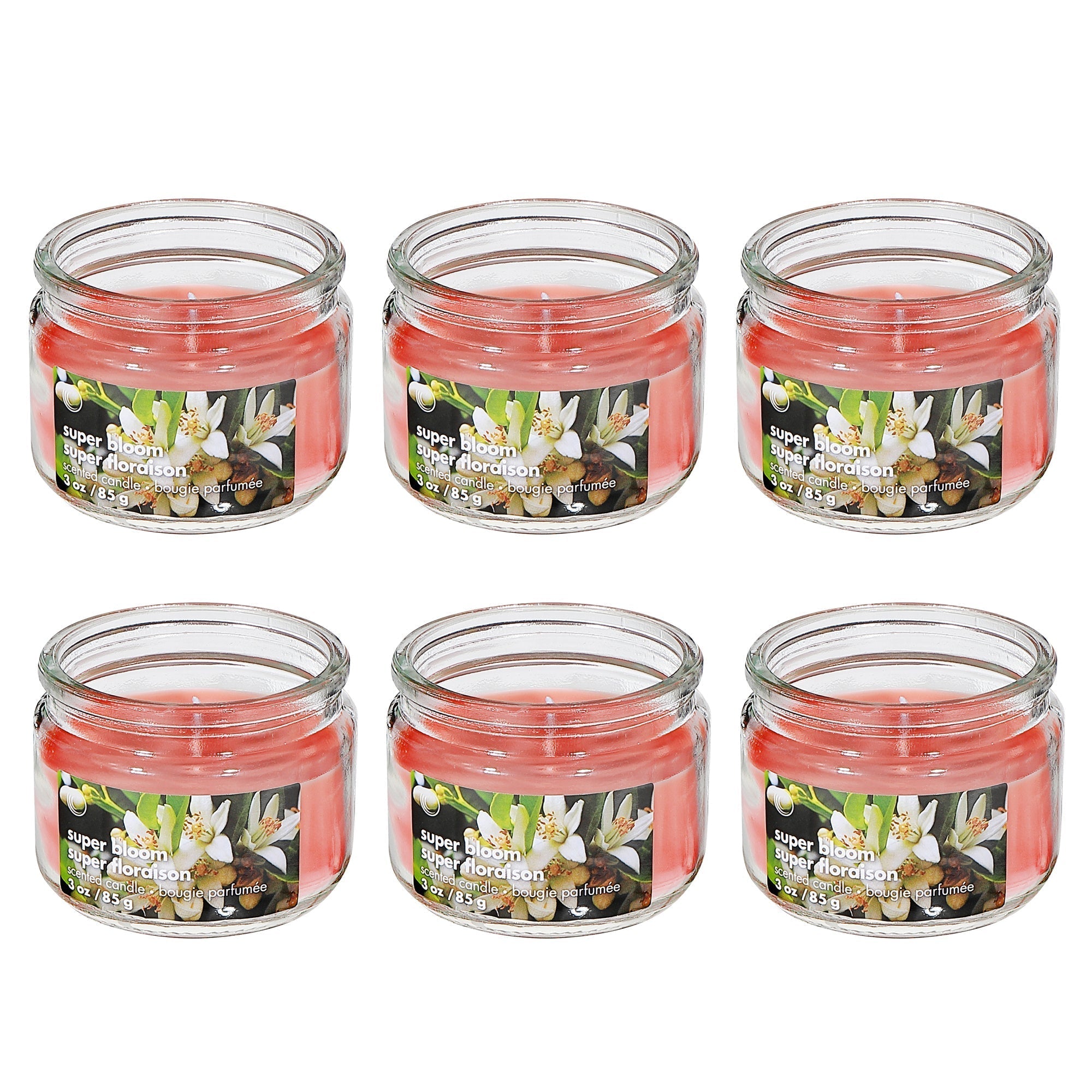 3 Oz Scented Glass Jar With Lid, 3 Oz Scented Glass Jar Candle With Lid, Small Home Fragrance