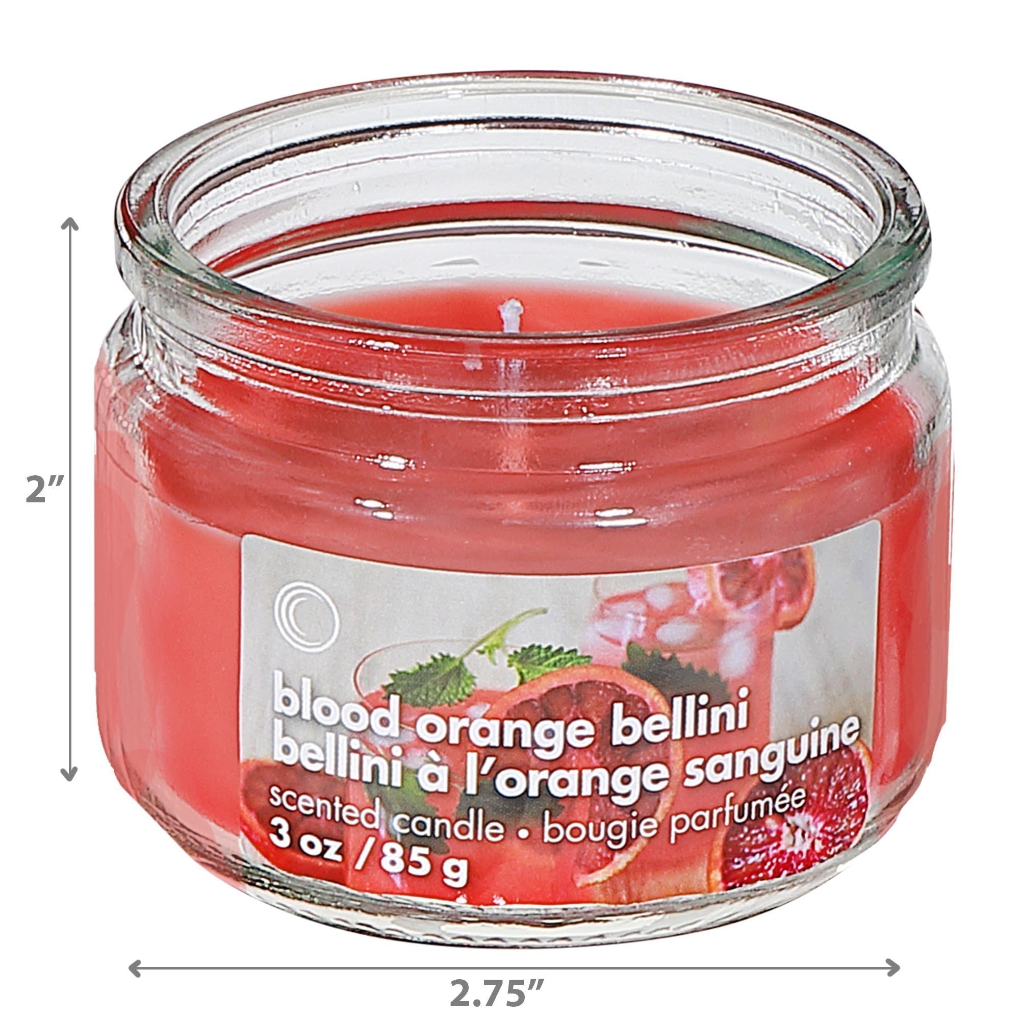 3 Oz Scented Glass Jar With Lid, 3 Oz Scented Glass Jar Candle With Lid, Small Home Fragrance