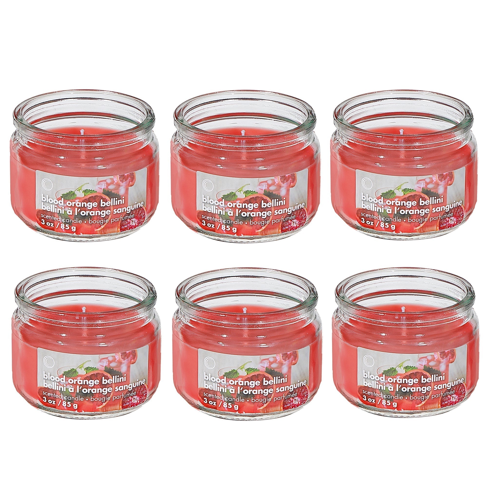 3 Oz Scented Glass Jar With Lid, 3 Oz Scented Glass Jar Candle With Lid, Small Home Fragrance