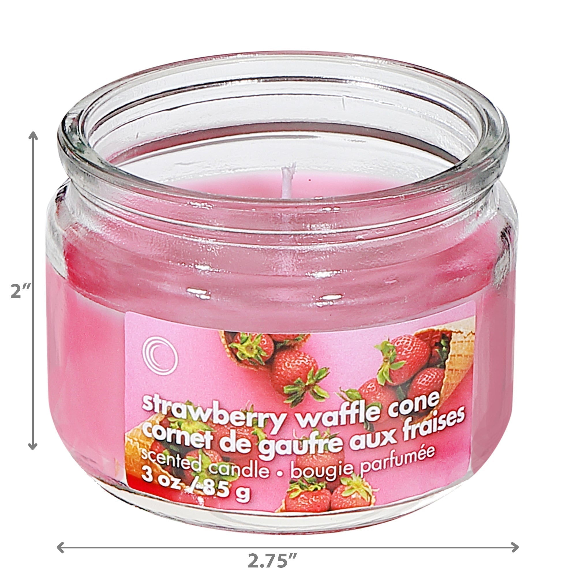3 Oz Scented Glass Jar With Lid, 3 Oz Scented Glass Jar Candle With Lid, Small Home Fragrance