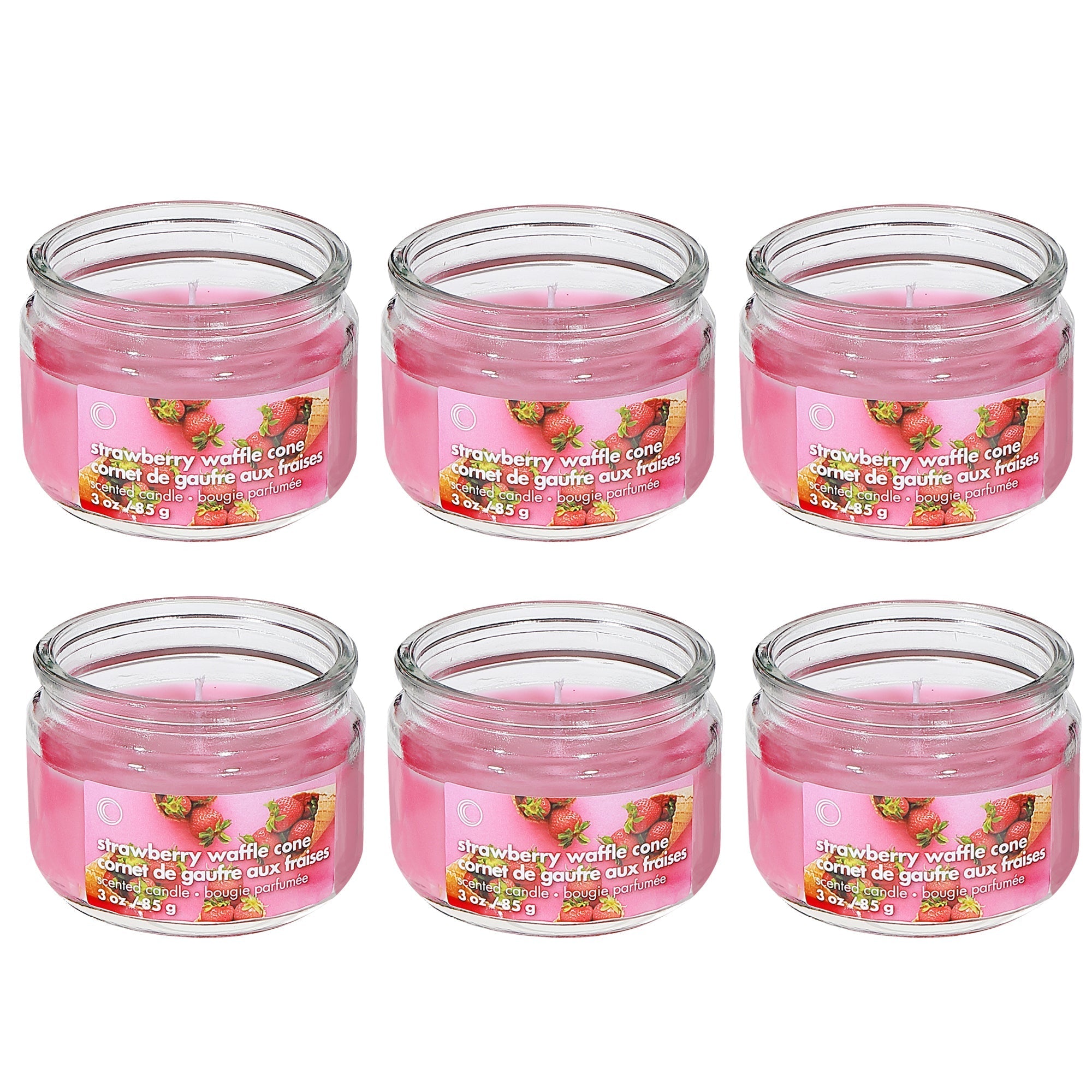 3 Oz Scented Glass Jar With Lid, 3 Oz Scented Glass Jar Candle With Lid, Small Home Fragrance
