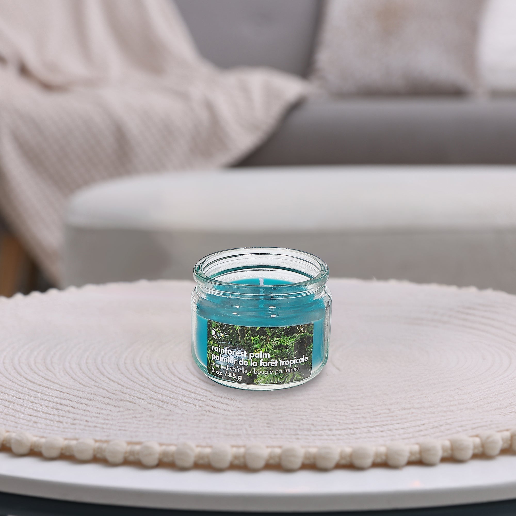 3 Oz Scented Glass Jar With Lid, 3 Oz Scented Glass Jar Candle With Lid, Small Home Fragrance
