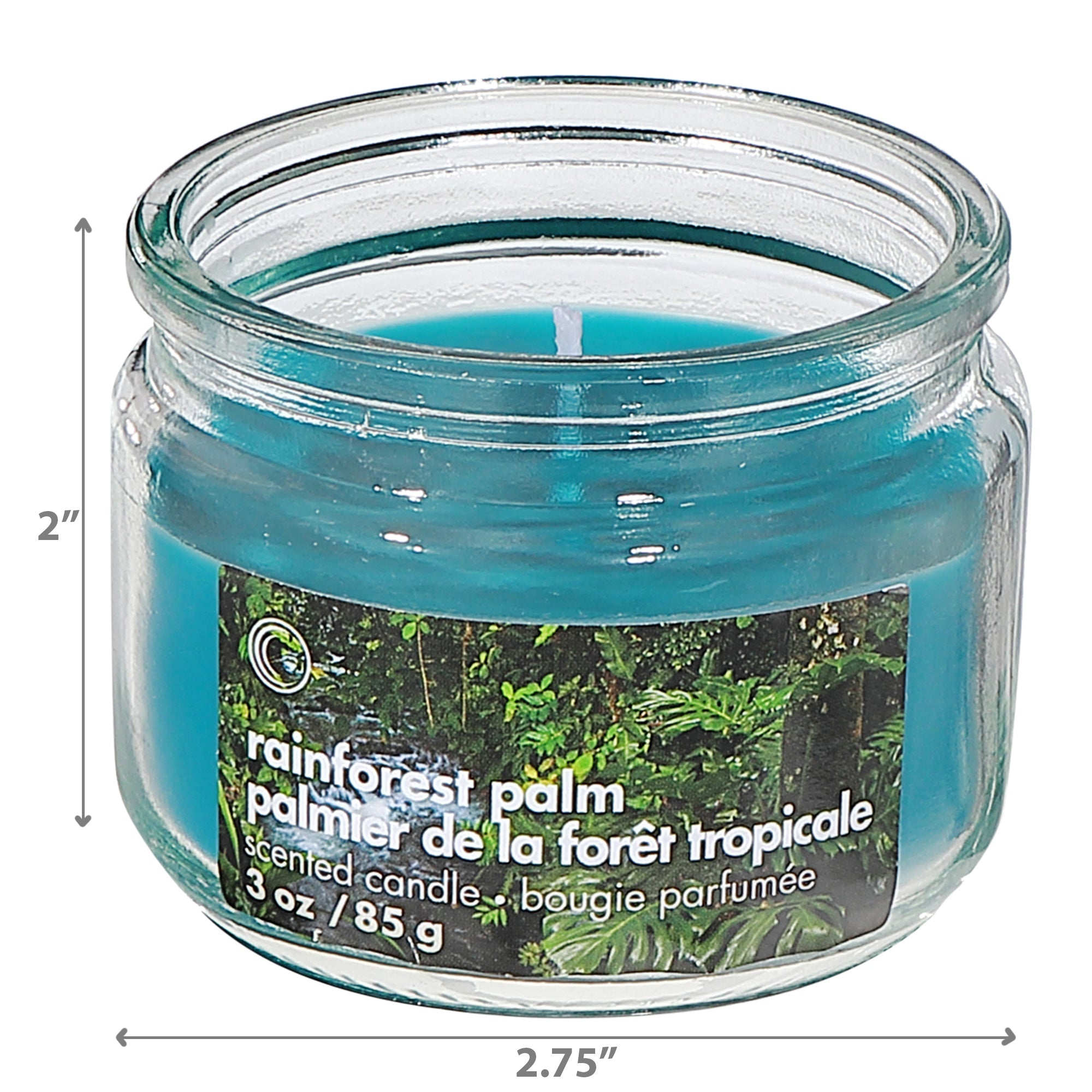 3 Oz Scented Glass Jar With Lid, 3 Oz Scented Glass Jar Candle With Lid, Small Home Fragrance