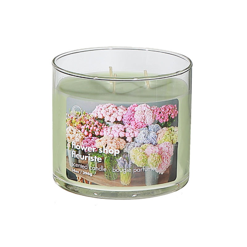 14 Oz 3 Wick Jar Candle With Lid