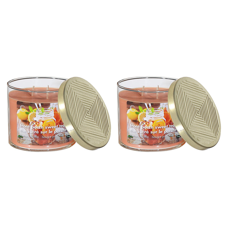 14 Oz 3 Wick Jar Candle With Lid