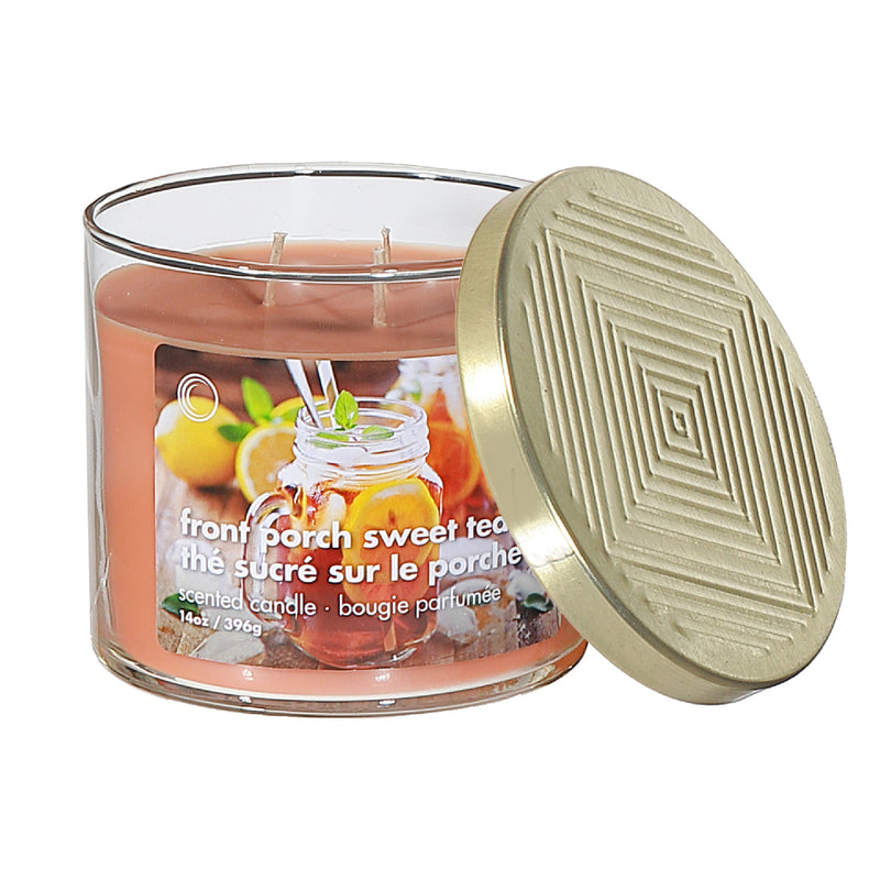 14 Oz 3 Wick Jar Candle With Lid