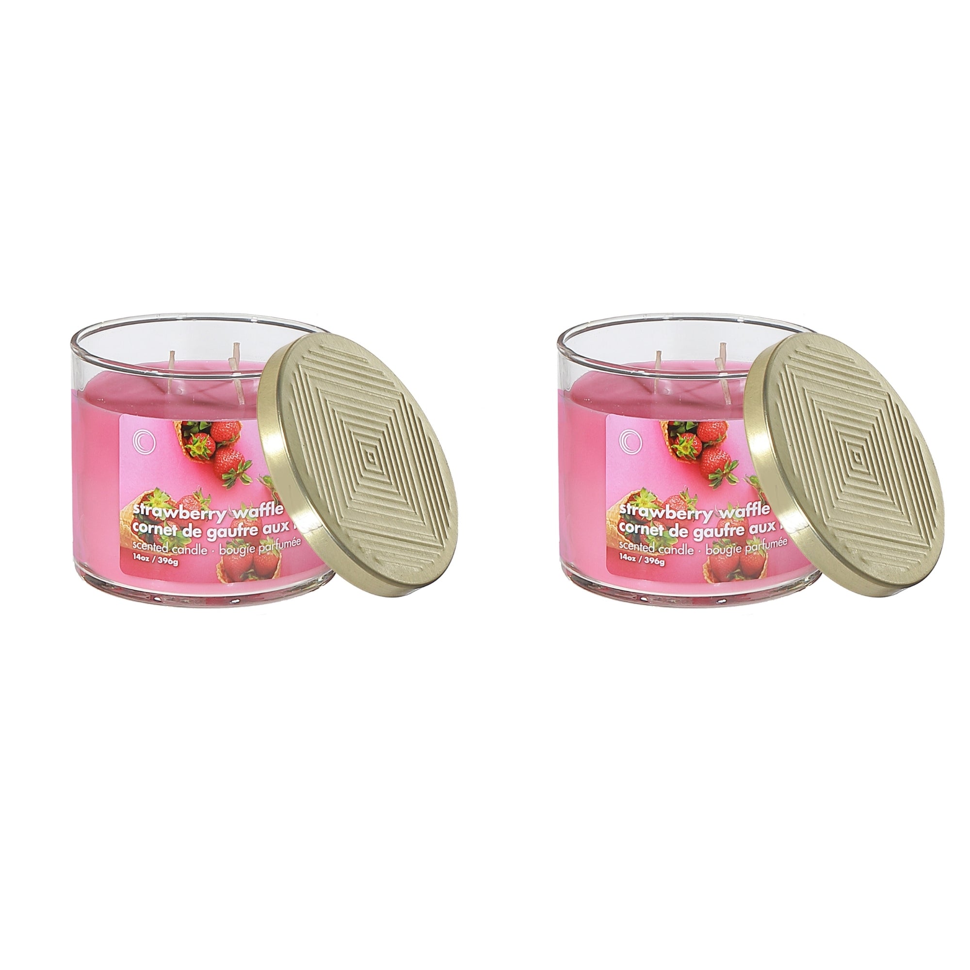 14 Oz 3 Wick Jar Candle With Lid, 14 Oz 3 Wick Jar Candle With Lid, Strong Scent Home Fragrance