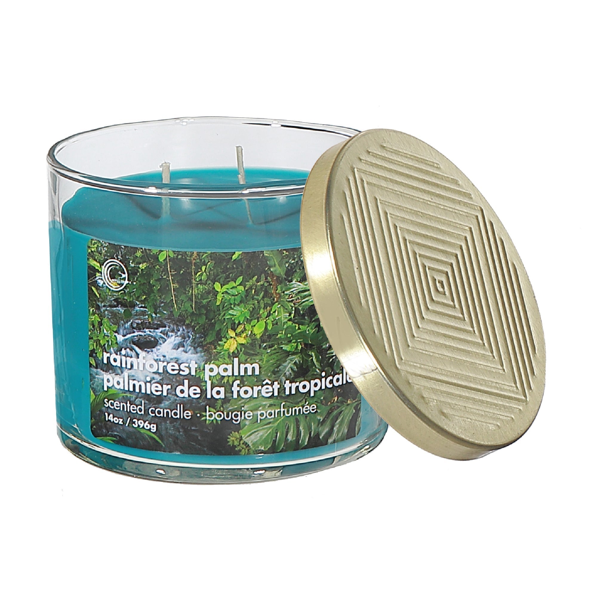 14 Oz 3 Wick Jar Candle With Lid, 14 Oz 3 Wick Jar Candle With Lid, Strong Scent Home Fragrance