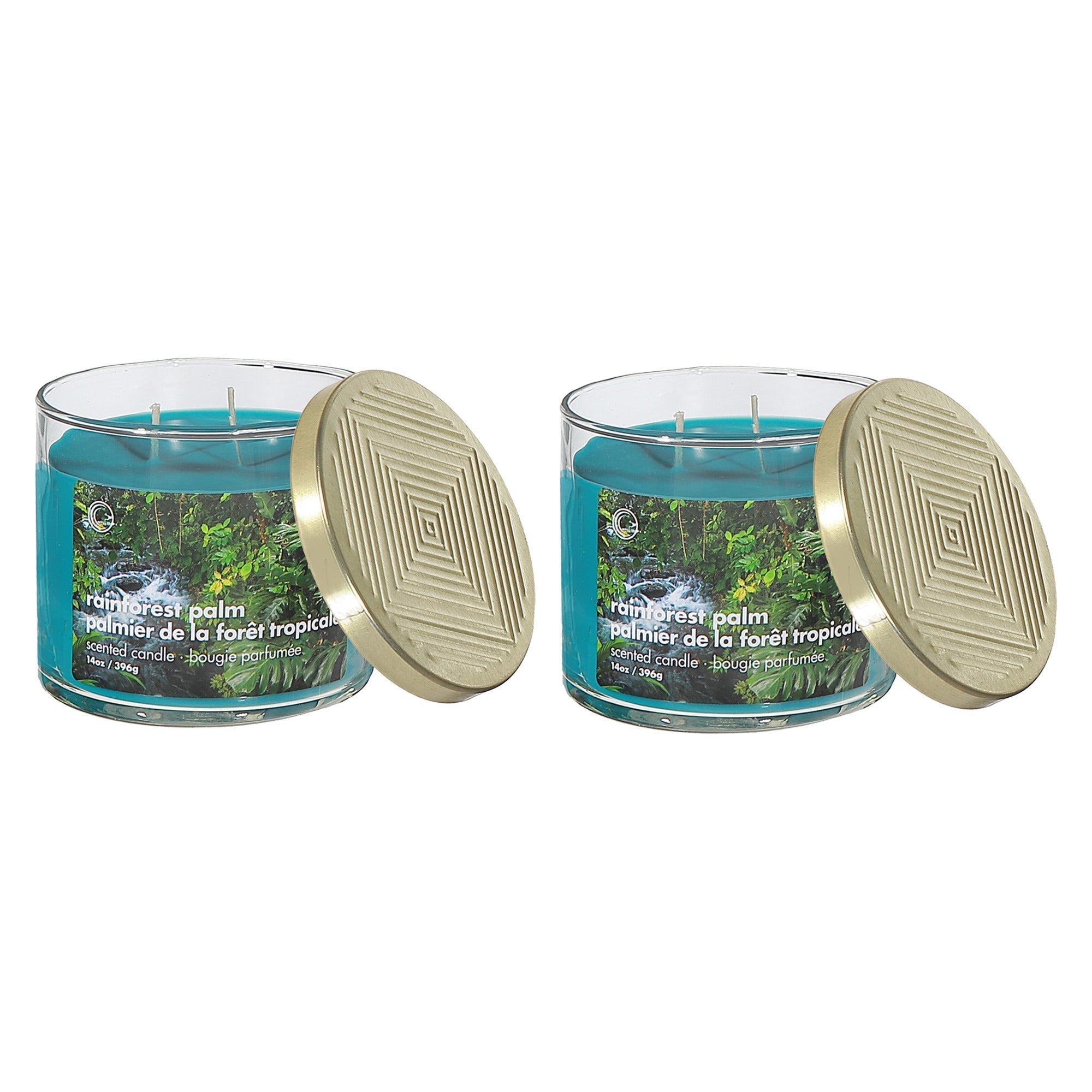 14 Oz 3 Wick Jar Candle With Lid, 14 Oz 3 Wick Jar Candle With Lid, Strong Scent Home Fragrance
