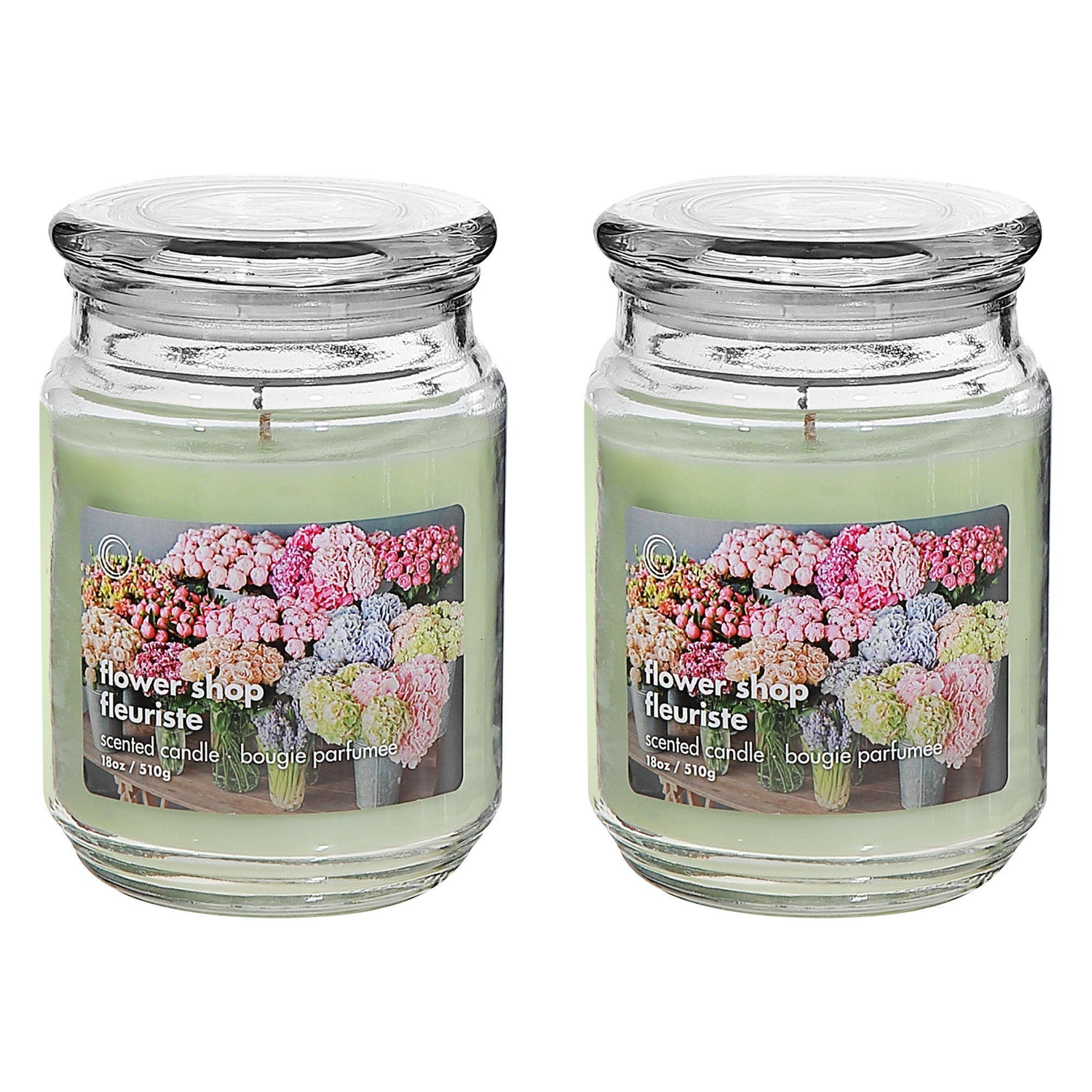 18 Oz Scented Jar With Glass Lid, Large 18 Oz Scented Candle Jar, Decorative Fragrance Piece