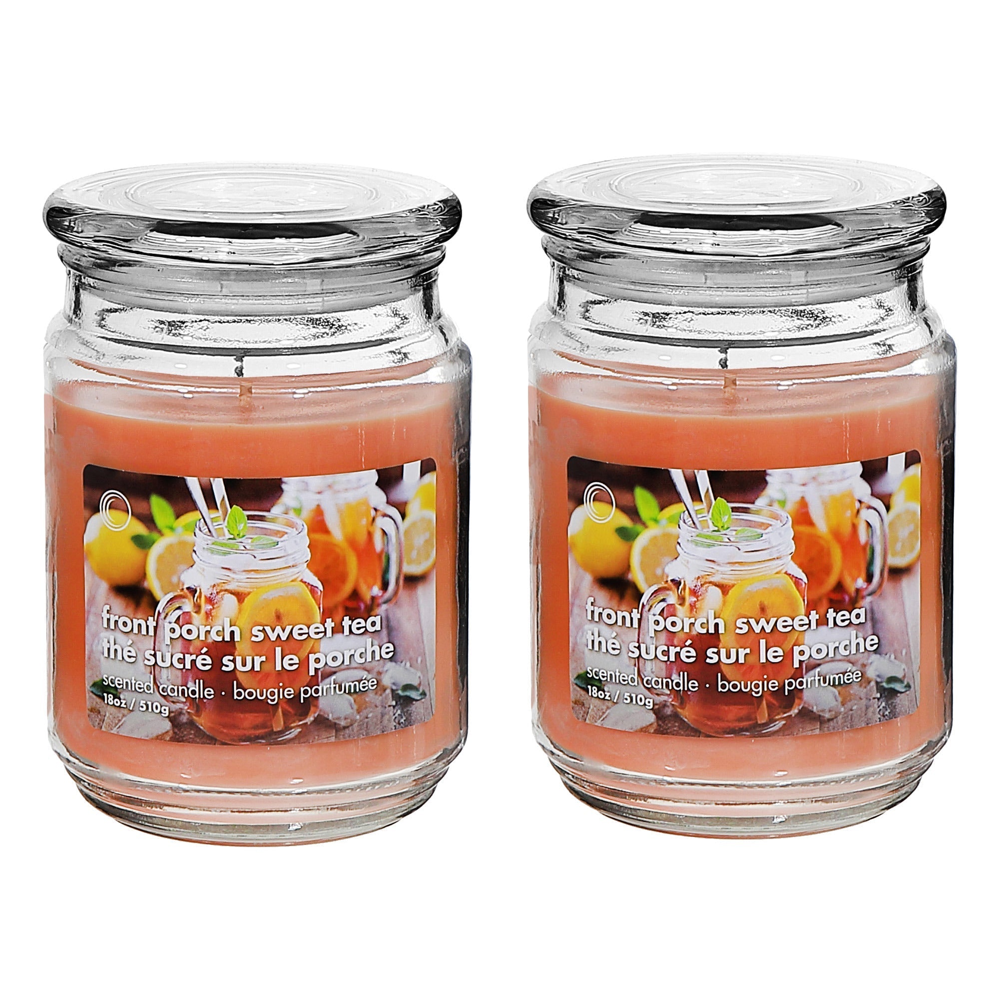 18 Oz Scented Jar With Glass Lid, Large 18 Oz Scented Candle Jar, Decorative Fragrance Piece