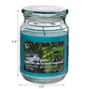18 Oz Scented Jar With Glass Lid