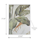 Recycled Paper Framed Wall Art Banana Leaf