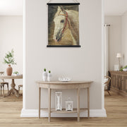Crinkle Paper Wall Hanger Horse With Bridle, Horse With Bridle Paper Wall Art, Equestrian Decor