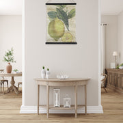 Crinkle Paper Wall Hanger Lemon, Lemon Crinkle Paper Wall Art, Lightweight Decorative Hanging