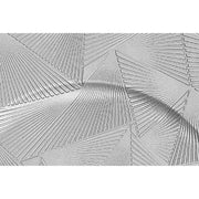 13 Inch Charger Plate Trinity Silver Decorative Dining Charger - Set of 6