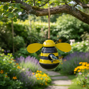 Metal Bee Birdhouse Decorative Outdoor Garden Bird House