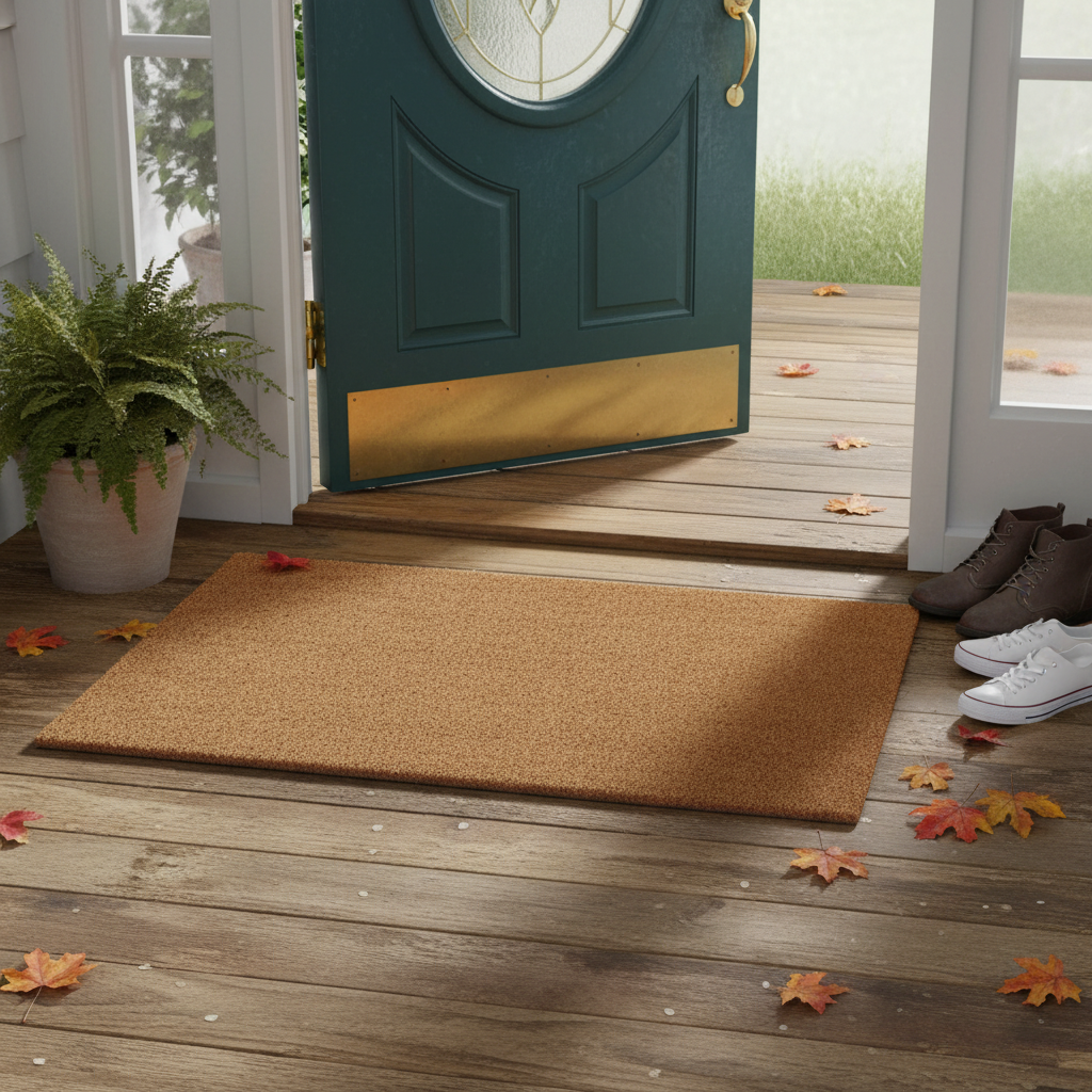 Custom Plain Coir Door Mat 30 X 48, Outdoor Doormat, Natural Coir Entrance Mat