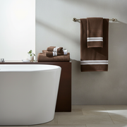 Deluxe Cotton Bath Towel – 27x50, Chocolate, Set of 2, Luxurious Bath Towel