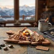 Acacia Oiled Wooden Christmas Tree Serving Board – Holiday Cheese & Charcuterie Tray