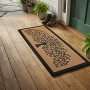 Coir Door Mat Tree 16x48 Inch, Natural Fiber Welcome Mat, Entryway Floor Mat