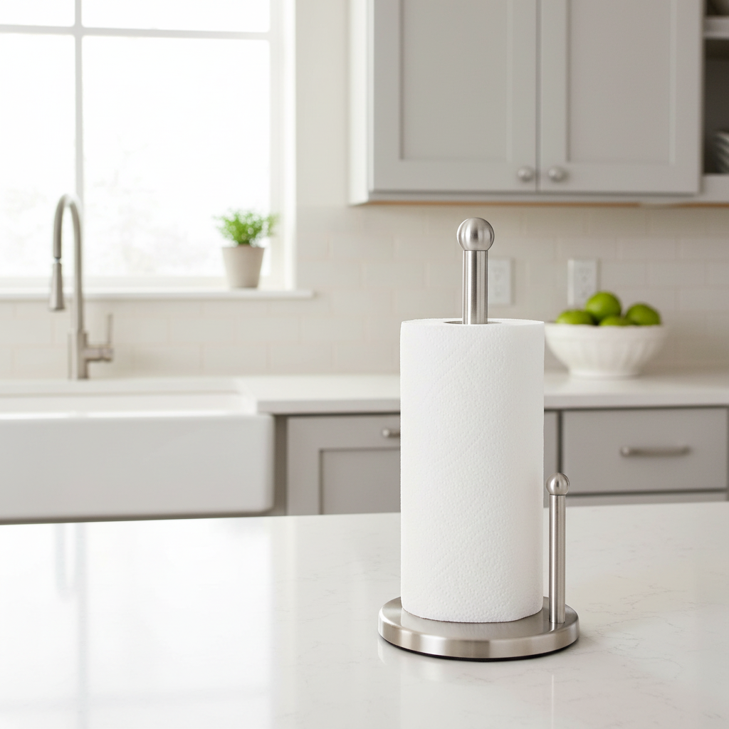 Jamelia Heavy-Duty Paper Towel Holder, Kitchen Counter Accessory