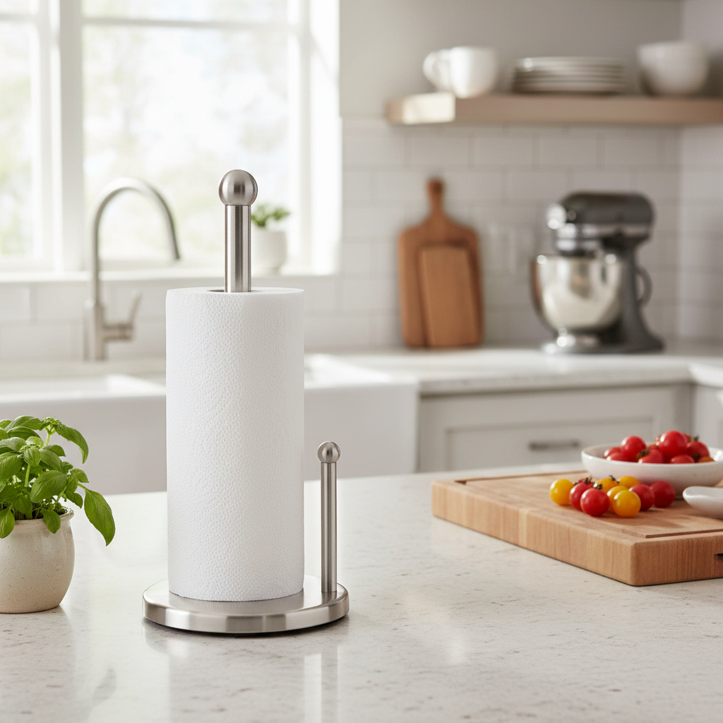 Jamelia Heavy-Duty Paper Towel Holder, Kitchen Counter Accessory