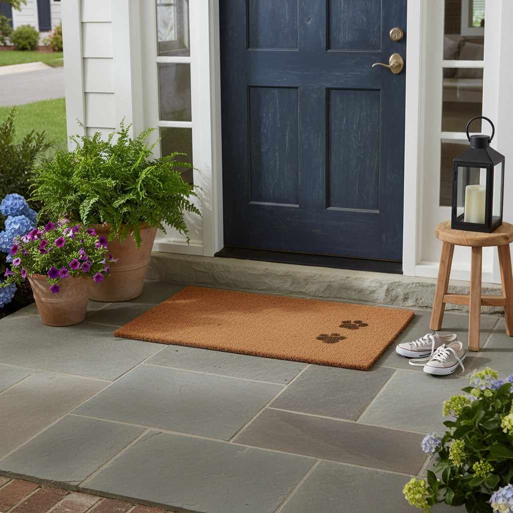 Plain Coir Door Mat – 30x48, Durable Outdoor/Indoor Entry Mat